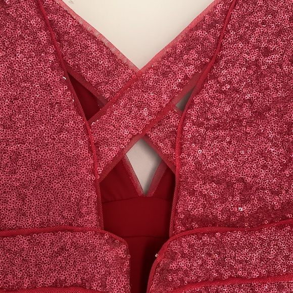 NWT NBD x NAVEN Sequin Pink Romper Size M - Picture 6 of 13